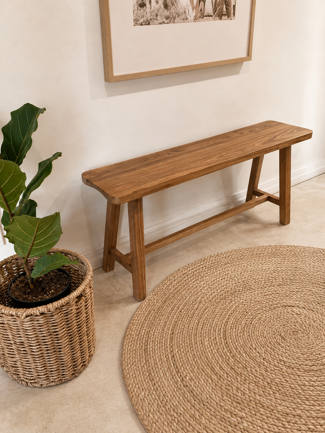Kaia wooden bench