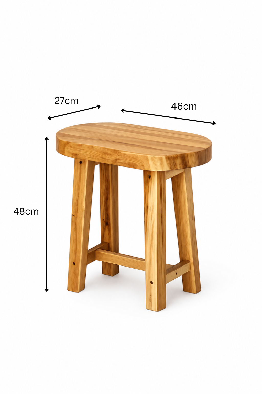 Koa Iroko stool