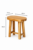 Koa Iroko stool