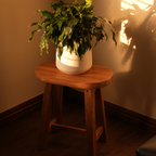Koa Iroko stool