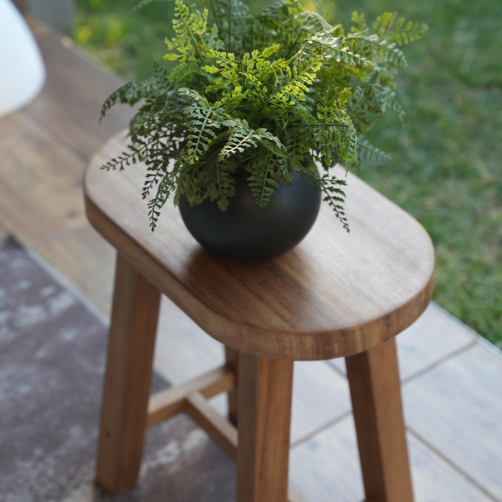 Koa Iroko stool